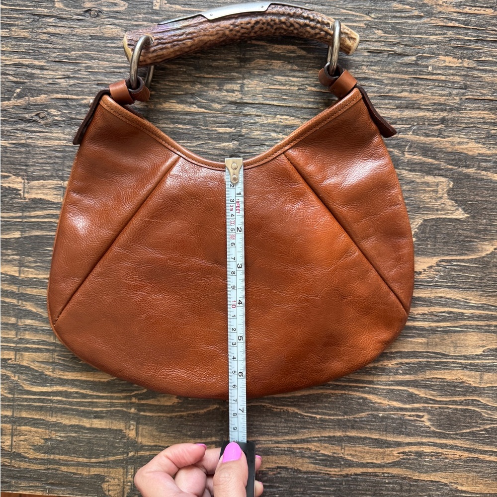 Yves Saint Laurent Tan Leather Mombasa Mini Bag - Picture 13 of 14